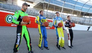 @Dudeperfect – Nascar drivers have a trickshot battle!