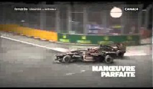 @Kimi_Raikkonen performs incredible overtake on the outside of @JensonButton