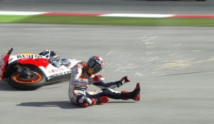 Marc Marquez crash Misano 2013 – MotoGP WUP Action