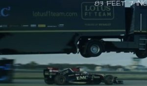 Lotus Won’t Win Abu Dhabi – Decides To Jump A Semi Over Their Car Instead