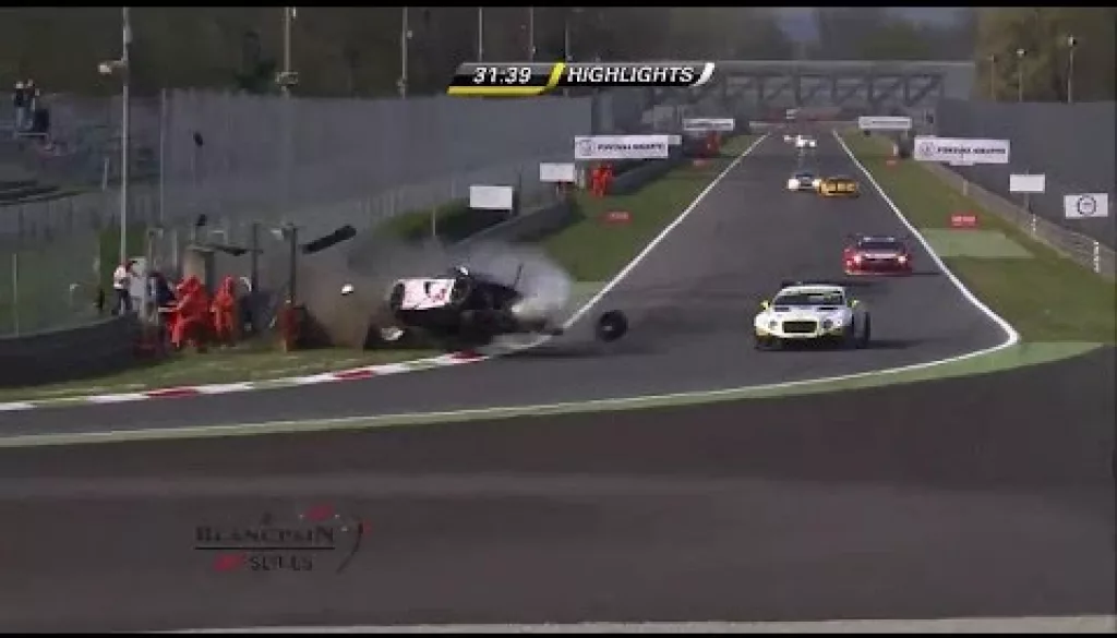 2015 Blancpain GT Crash At Monza