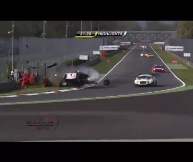 2015 Blancpain GT Crash At Monza