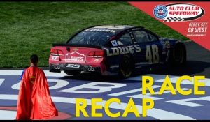 Jimmie Johnson Wins The Auto Club 400 In Fontana