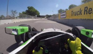 Conor Daly Does A Lap At Belle Isle