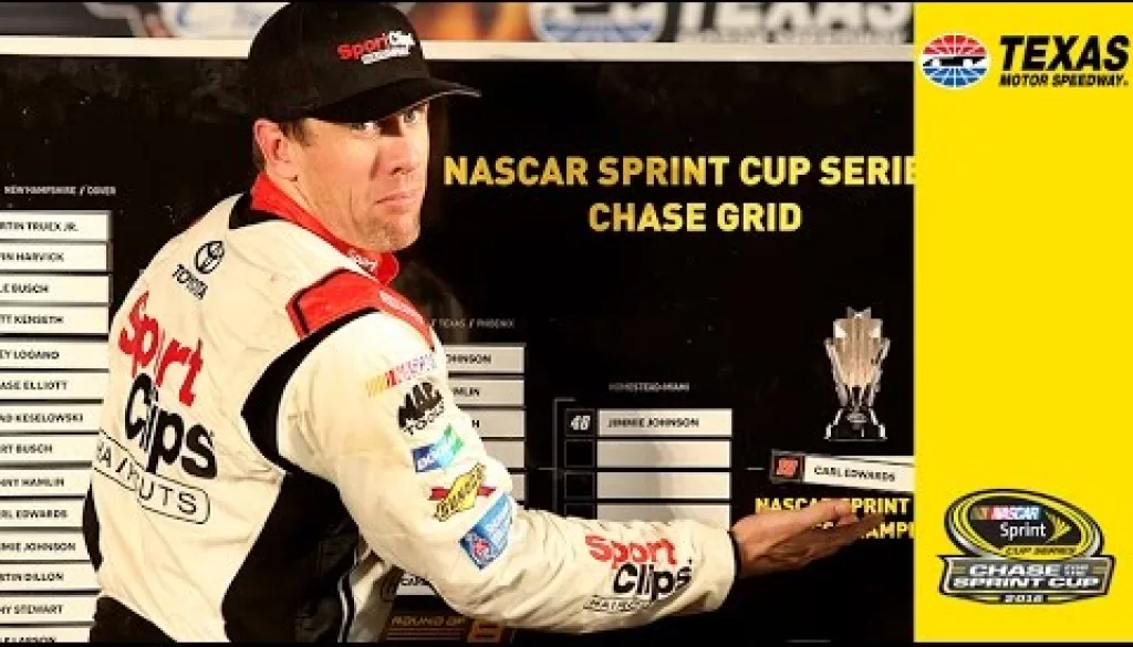 Carl Edwards Wins And Advances To NASCAR Championship