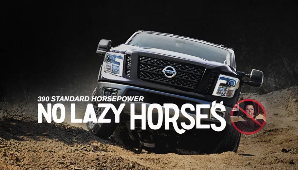 Nissan Titan Asks – Pretty Ponies Please?