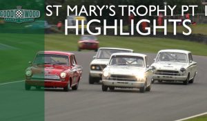 1960’s Cars Battle For St. Mary’s Trophy At Goodwood Revival 2018