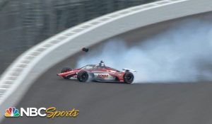 Rinus Veekay Crashes During Indy 500 Testing Period