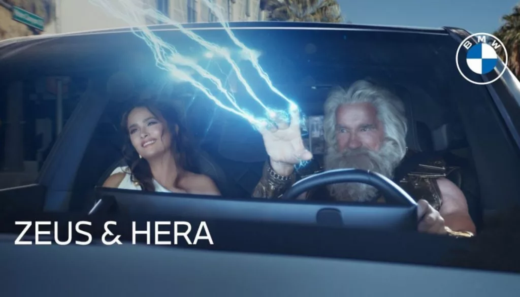 BMW Brings Zeus And Hera Out Of Retirement For Super Bowl Spot