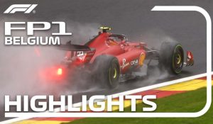 Ferrari Fastest In Wet First Practice Session For 2023 Belgian Grand Prix