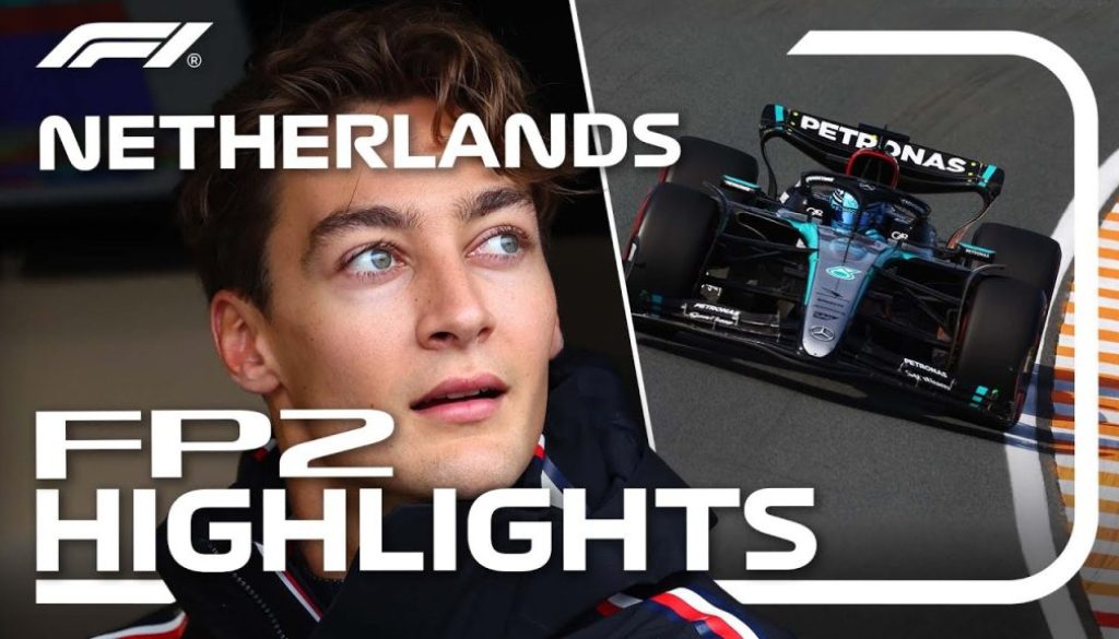 Mercedes Fastest In Second Practice Session Of 2024 Dutch Grand Prix